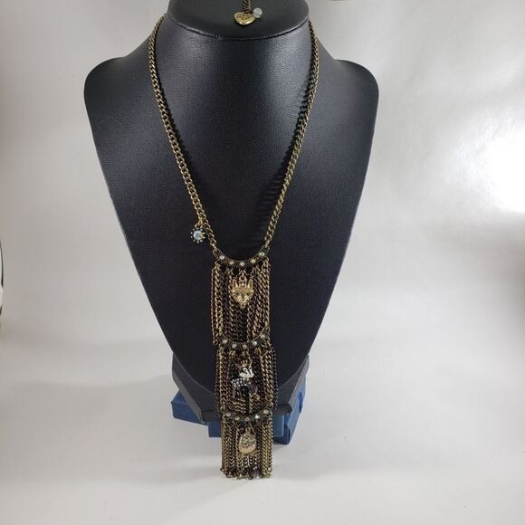 Betsey Johnson vintage chain Critters necklace - Picture 7 of 7